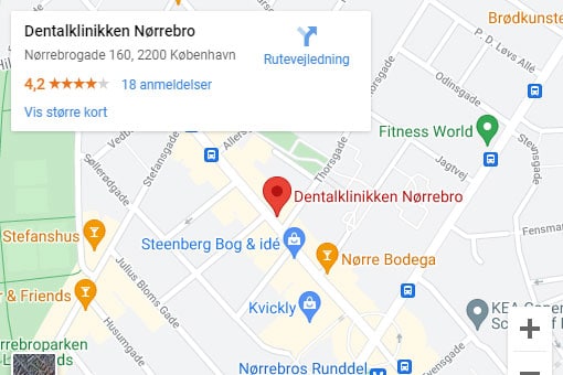 Dentalklinikken Nørrebro - Google Maps
