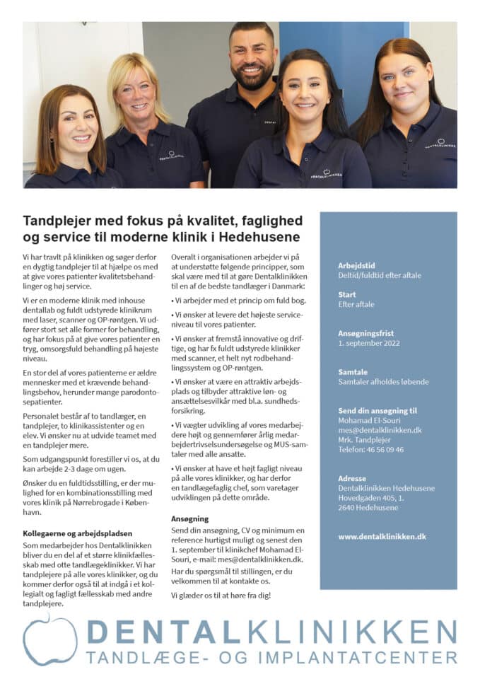 Tandplejer Hedehusene (092022) Dentalklinikken