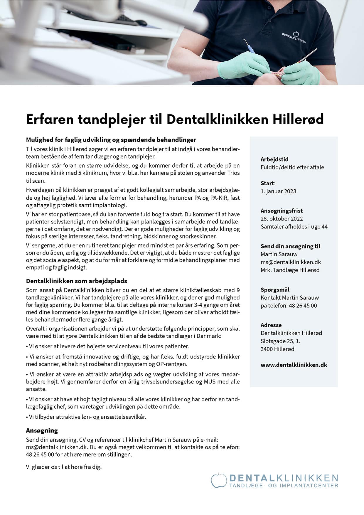 Tandplejer Hillerød (102022) Dentalklinikken