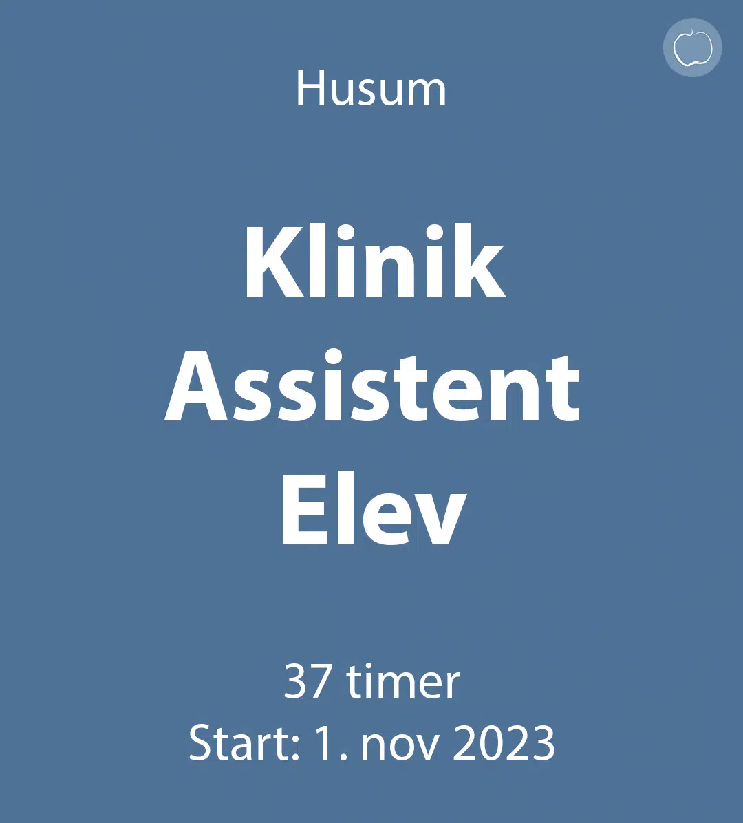 Klinikassistentelev Husum