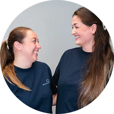 Patient får tandblegning hos tandlæge i Husum