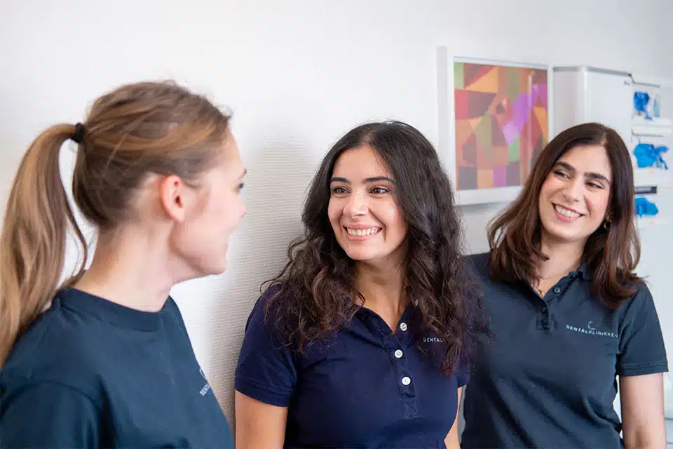 Der er en god stemning på klinikken