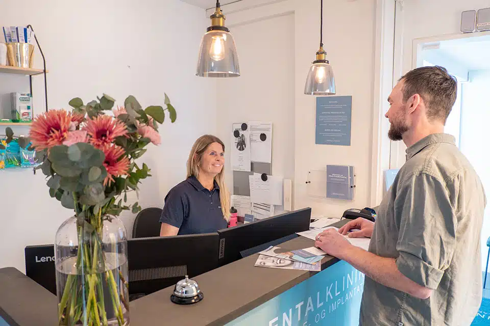 Vi modtager altid vores patienter med et smil